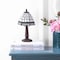 Jonathan Y Carter Tiffany-Style 12" LED Table Lamp, Ivory/Cream JYL8016A - alternate 5
