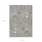 Homeroots 5' X 8' Gray Gold And Ivory Oriental Washable Indoor Outdoor Area Rug 598047 - alternate 7