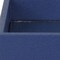 Homeroots 10in Navy Blue Rectangular Wood Handmade Tray 483297 - alternate 4