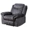 Homeroots 41" Granite Gray Fabric Power Recliner 563932 - alternate 6