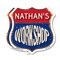 Signmission Nathan's Workshop, 6 inch X 6 inch, Plastic Sign, 2PK SHI-P-2PACK-6-489-NATHAN - alternate 1