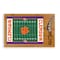 Picnic Time Family Of Brands NCAA Clemson Tigers Football Field Icon Glass Top Cutting Board & Knife Set 910-00-505-104-0 - alternate 1