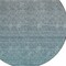 Homeroots 8' Teal Blue Gray And Charcoal Round Ombre Washable Indoor Outdoor Area Rug 588578 - alternate 6