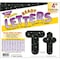 Trend Enterprises Black Sparkle 4" Casual Combo Ready Letters®, PK3 T79944 - alternate 1
