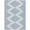 Homeroots 8' X 10' Ivory And Blue Geometric Washable Indoor Outdoor Area Rug 598755 - alternate 5