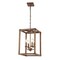 Jonathan Y Magnolia 12.13" 4-Light Adjustable Iron Rustic Farmhouse LED Pendant, Brown JYL7475A - alternate 10