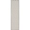Homeroots 6' Black And Ivory Geometric Indoor Outdoor Area Rug 556308 - alternate 1