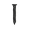 Auveco #8 x 1in Phillips Flat Head Tapping Screw with #6 Head Ab Black Oxide, 100PK 10176 - alternate 1
