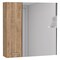 Homeroots 24" Natural Wood Floating Double Door Bathroom Vanity And Medicine Cabinet With Mirror 543583 - alternate 4