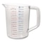 Rubbermaid Commercial Bouncer Measuring Cup, 2 qt, Plastic, Clear FG321700CLR - alternate 1