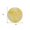 Homeroots 8' Gold And Yellow Round Nautical Washable Indoor Outdoor Area Rug 581733 - alternate 6