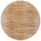 Homeroots 8' Salmon And Copper Round Abstract Washable Indoor Outdoor Area Rug 587646 - alternate 4