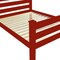Homeroots Red Solid Wood Full Bed Frame 546958 - alternate 4