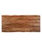 Homeroots 86" Brown Wood Double Pedestal Live Edge Dining Table 565237 - alternate 4