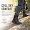 Handpoint Mens 8 in Military Tactical Boots-Slip Resistant Combat Work Boots with YKK Side Zipper, 10 AMY1003EE-10 - alternate 4