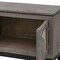Homeroots 93" Gray Solid Wood Cabinet Enclosed Storage Distressed TV Stand 528755 - alternate 6