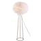 Jonathan Y Stork 52" Feather Metal LED Floor Lamp, White/Gold JYL9052A - alternate 1