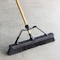 Libman Smooth Surface Push Broom, 24 in Sweep Face, 3 in L Trim, Hardwood Bristle, 66 in L, Bolt-On, Natural 1294 - alternate 2