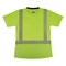 Ergodyne M Lime Class 2 Hi-Vis T-Shirt Black Bottom Womens 8276BK - alternate 7