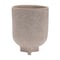 Homeroots 7" Beige Recycled Paper Urn Table Vase 632607 - alternate 1