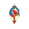 Homeroots Ice Skating Santa Hand Painted Mouth Blown Glass Ornament 477469 - alternate 4