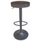 Amerihome Round Adjustable Height Bar Stools with Wood Seat - Espresso Stain BSWTSWBN - alternate 2