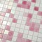 Apollo Tile Mingles 11.6inx11.6in Glossy White and Soft Pink Glass Mosaic Wall Floor Tile 18.69 sqft/case, 20PK MIX1588WH120A - alternate 2
