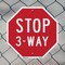 Signmission Stop 3-way, 10 inch X 10 inch, Aluminum Metal Signs, 2PK OC-A-2PACK-10-14 - alternate 2