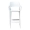 Rainbow Outdoor Bella Set of 2 Stackable Barstool-White, PR RBO-BELLA-WHT-BS-SET2 - alternate 6