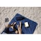 Picnic Time Family Of Brands Blanket Tote Outdoor Picnic Blanket, Navy Blue with Blue Flap 820-00-138-000-0 - alternate 3