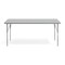 Flash Furniture Wren 72 in x 30 in Adjustable Height Activity Table, Thermal Laminate Top, Standard Legs, Gray XU-A3072-REC-GRY-T-A-GG - alternate 7