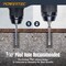 Powertec Cement Screws #8 x 1-5/8", Ruspert Coated with T25 Torx Star Drive Bit - High-Low Thread, 150PK 72318 - alternate 5