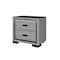 Global Furniture Usa Contemporary Isabella Grey Nightstand With Led ISABELLA-GREY-NS W/ LED - alternate 2
