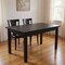 Homeroots 48" Black Solid Wood Dining Table 548856 - alternate 6