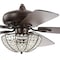 Jonathan Y Joanna 52" 3-Light Bronze Crystal LED Ceiling Fan With Remote, Oil Rubbed Bronze JYL9702A - alternate 8