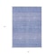 Homeroots 5' X 8' Sky Blue Purple And Ivory Tribal Washable Indoor Outdoor Area Rug 582633 - alternate 8