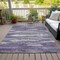 Homeroots 3' X 5' Purple And Lavender Abstract Washable Indoor Outdoor Area Rug 612545 - alternate 6