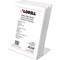 Lorell Lbase Slanted Sign Holder Stand, No Color LLR49208 - alternate 1