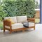 Alaterre Furniture Barton Weather-Resistant 2-Person Outdoor Loveseat with Stain-Resistant and Fade-Proof Cushions 80-OUTD-WD-2SOFA - alternate 8