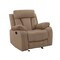 Homeroots 40" Modern Beige Fabric Chair 329385 - alternate 3
