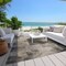 Homeroots 3' X 5' Taupe Beige And Brown Abstract Washable Indoor Outdoor Area Rug 577631 - alternate 7