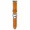 Elegani Leather Band Compatible with Apple Watch 49mm, Yellow, Yellow/Yellow Gold/Rose Gold Buckle LOT-YLW-49 - alternate 1