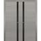 Sartodoors Solid French Double Doors, Planum 0040 Grey Oak with Black Glass, Wood Solid Panel Frame Trims, Clo PLANUM0040DD-SS-60 - alternate 3