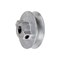 Cdco 3/4" V-Groove Pulley, 3/4" Bore, 2-1/2" OD, 2-1/4" Pitch Dia, 1/2" W x 11/32" Thick Belt, Zinc 250A7 - alternate 4