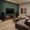 Ackland SereniSlats Mineral Sage 94.5in x 9.5in Green Acoustic Wall Panel, 3D Fluted Wood Slat Sound, 4PK AKM-W-SEMISA9.5X94.5SL-CA - alternate 4