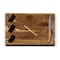 Picnic Time Family Of Brands NCAA Kansas State Wildcats Delio Cheese Board and Knife Set - Charcuterie Board Set 833-00-512-253-0 - alternate 1
