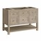 James Martin Vanities Breckenridge 48" Single Vanity, Whitewashed Oak, w/ 3 CM Siberian Silestone Top 330-V48-WWO-3SFR - alternate 6