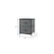 Homeroots Set Of Two 12" Gray And Black Fabric Metal And Wood Two Drawer Dresser, 2PK 635728 - alternate 4