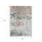 Homeroots 9' X 12' Ivory And Gray Abstract Washable Indoor Outdoor Area Rug 617738 - alternate 6