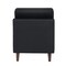 Flash Furniture HERCULES Artemis Black LeatherSoft Middle Reception Chair w/Wooden Walnut Legs ZB-8921M-BLK-GG - alternate 7